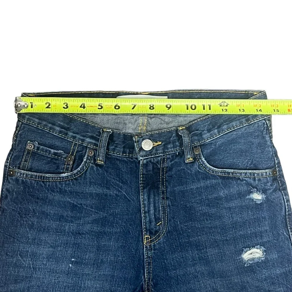 Levi's 502 Jeans Size 16 Regular Taper Size - Tag 28x28 Actual 29X31 Boys or Men - Picture 6 of 12